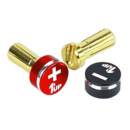 1 Up Racing 5mm Bullet Plugs w/ Low Pro Grips