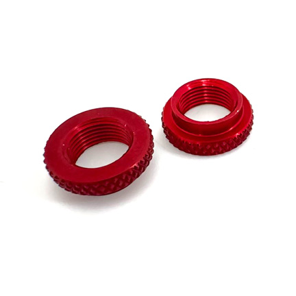 IRS Aluminum Micro Adjusting Nuts- RED