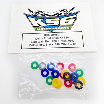 KSG Delrin Front End Shim Kit (.030-.080)